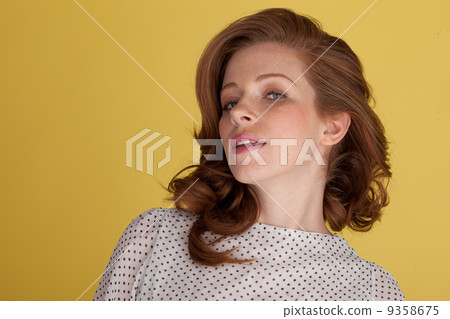 Attractive redhead portrait 9358675