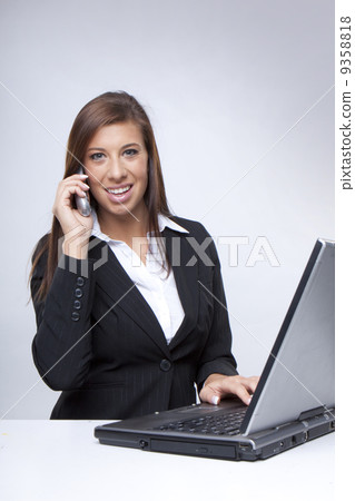 Beautiful Businesswoman on Phone Beautiful Businesswoman on Phone 9358818