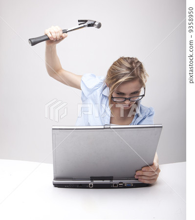 angry businesswoman angry businesswoman 9358950