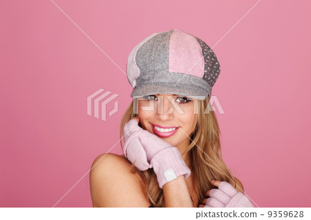 Demure Woman In Peaked Cap 9359628