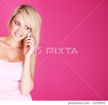 woman with phone 9359941
