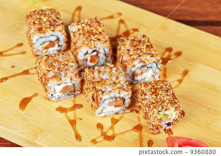 sesame sushi rolls sesame sushi rolls 9360880