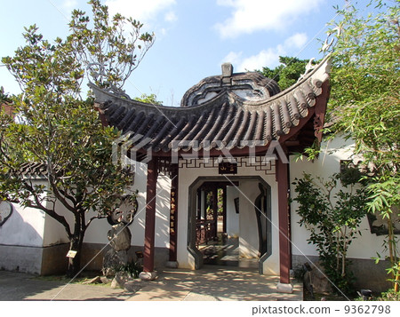 沖繩，福州花園，花園門 9362798