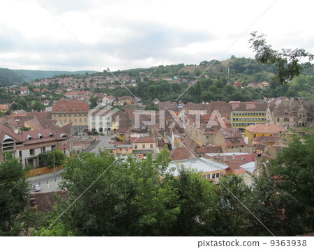 Visiting the city of Romania (Sighişoara, Old Town from Yamakami church) Visiting the city of Romania (Sighişoara, Old Town from Yamakami church) 9363938
