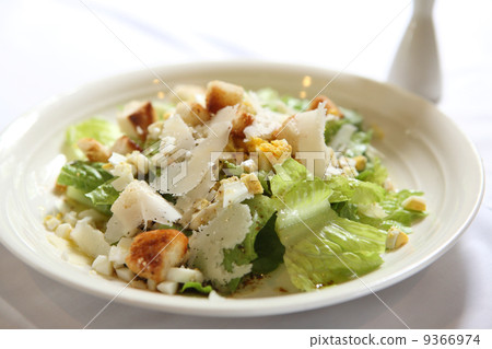 Caesar salad in close up Caesar salad in close up 9366974