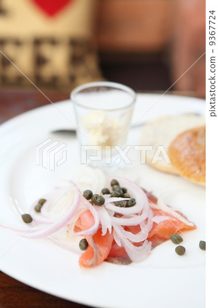 salmon bagel salmon bagel 9367724