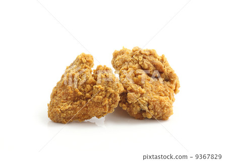 chicken fry isolated in white background chicken fry isolated in white background 9367829