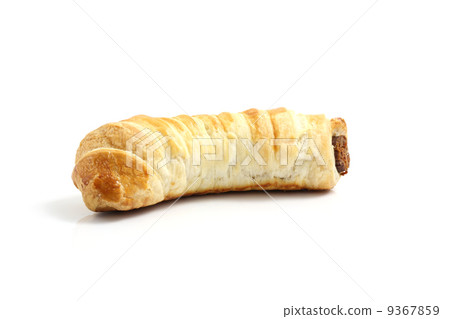 croissant isolated in white background 9367859