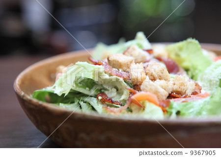 caesar salad in close up 9367905