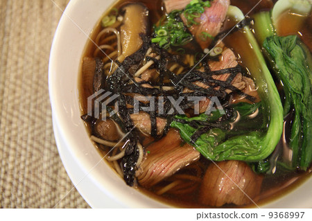 Soba with beef 9368997