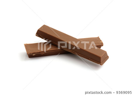 chocolate stick isolated in white background 9369095