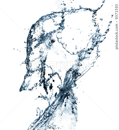 Stylish water splash. Isolated on white background 9371593