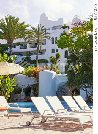 Picture of a hotel pool Picture of a hotel pool 9372826