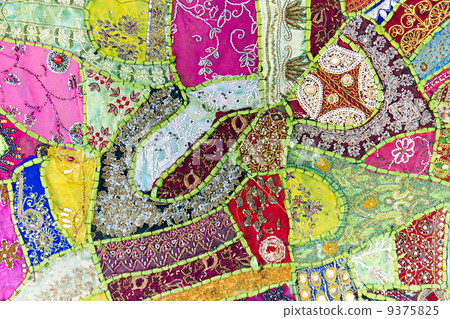 Tibetan embroidery of traditional ornament 9375825