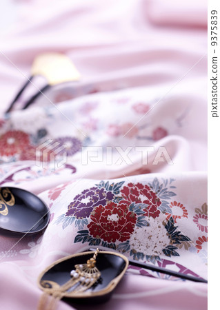 Kimono pattern and Japanese style image 9375839