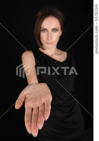 beautiful woman wearing little black dress beautiful woman wearing little black dress 9376169