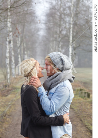 romantic couple autumn 9376170