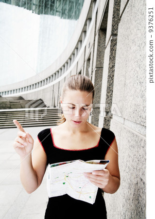 Girl With Map Girl With Map 9376251