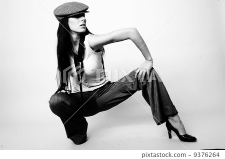 beautiful woman with long dark hair beautiful woman with long dark hair 9376264