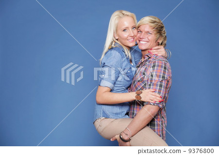 couple hugging casual wear young couple hugging casual wear young 9376800