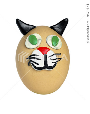 artifact of the eggs and plasticine isolated on white background artifact of the eggs and plasticine isolated on white background 9379161
