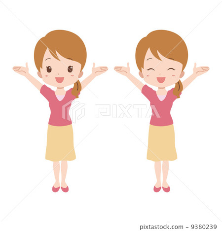 Women / to rejoice - Stock Illustration [9380239] - PIXTA