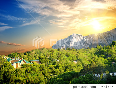 Village in the mountains Village in the mountains 9381526
