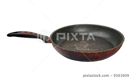 Dirty old frying pan Dirty old frying pan 9381609