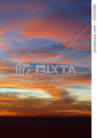 Sunrise sky over the sea 9381896