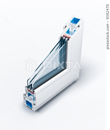 Section of a window Section of a window 9382470