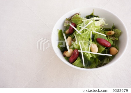 Japanese style salad bowl of beans Japanese style salad bowl of beans 9382679