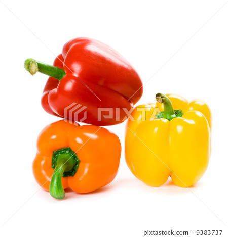 three bell peppers 9383737