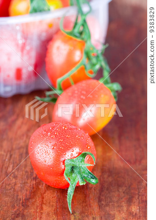 wet tomatoes closeup wet tomatoes closeup 9383829