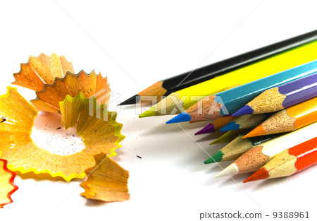 coloured pensils and sawdust coloured pensils and sawdust 9388961