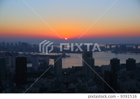 First sunrise in Tokyo First sunrise in Tokyo 9391516