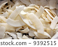vegetable chips, confections, coconut 9392515