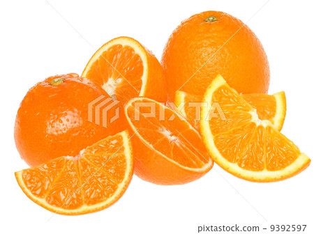 Orange and tangerine slices. 9392597