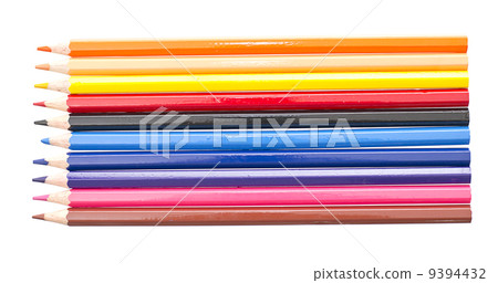 Colored pencil isolated on white 9394432