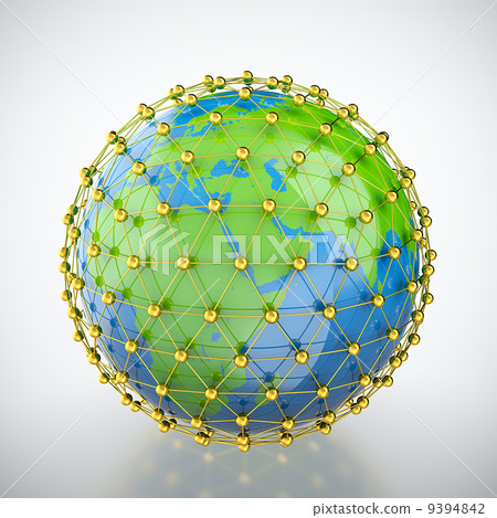 Earth in golden cage Earth in golden cage 9394842