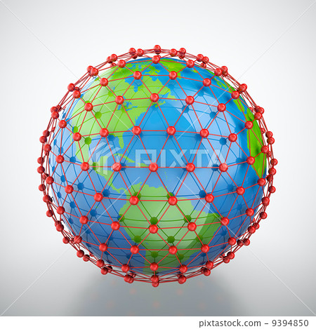 Earth in red cage Earth in red cage 9394850