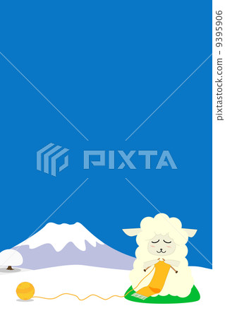 Winter sheep 9395906