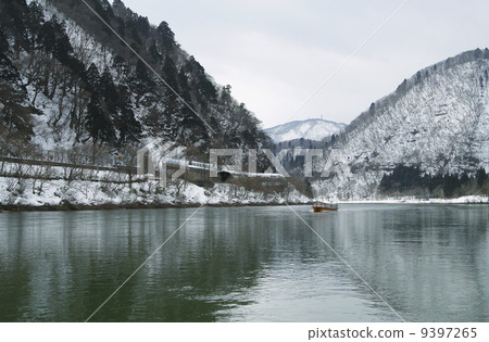 Mogami river boat descent 9397265