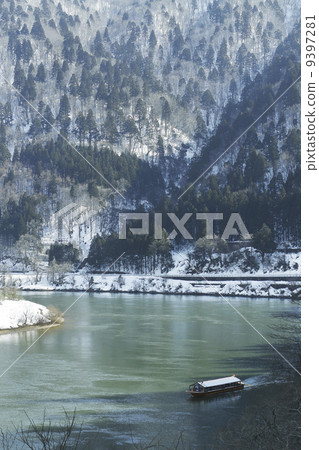 Mogami river boat descent 9397281