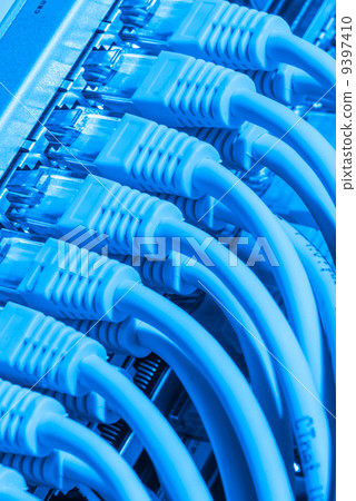 network cables connected to switch 9397410