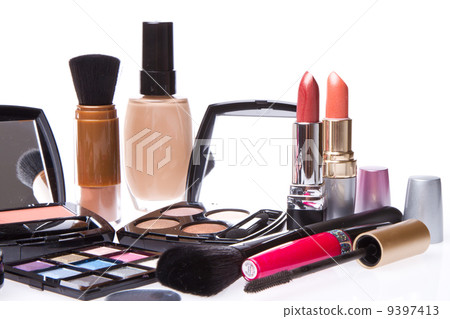 set of cosmetic makeup products 9397413