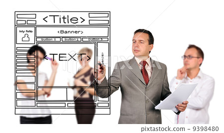 drawing template web page 9398480