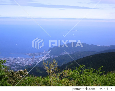 從伊豆天際線的海和天空 9399126