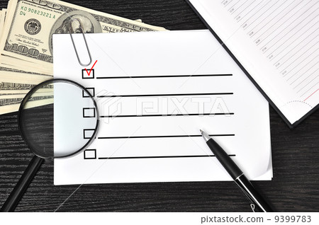 paper with check box paper with check box 9399783