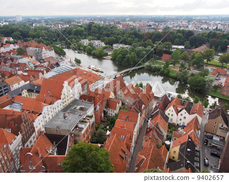 Lübeck Germany and the Tarave River Lübeck Germany and the Tarave River 9402657
