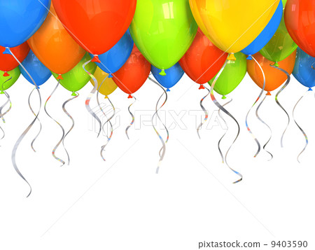 Party balloons background 9403590